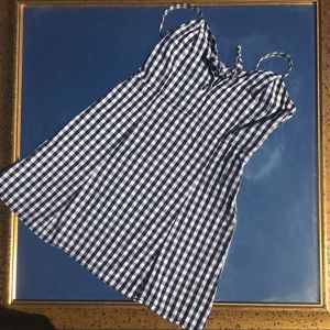 Gingham skater dress